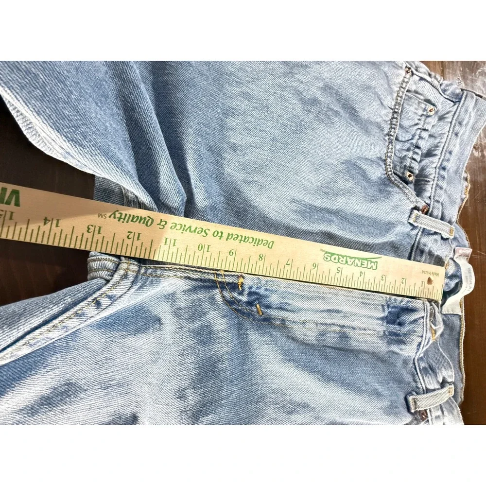 Levis 505‎ Regular Fit Light Wash Blue Denim Jeans Mens 38x30